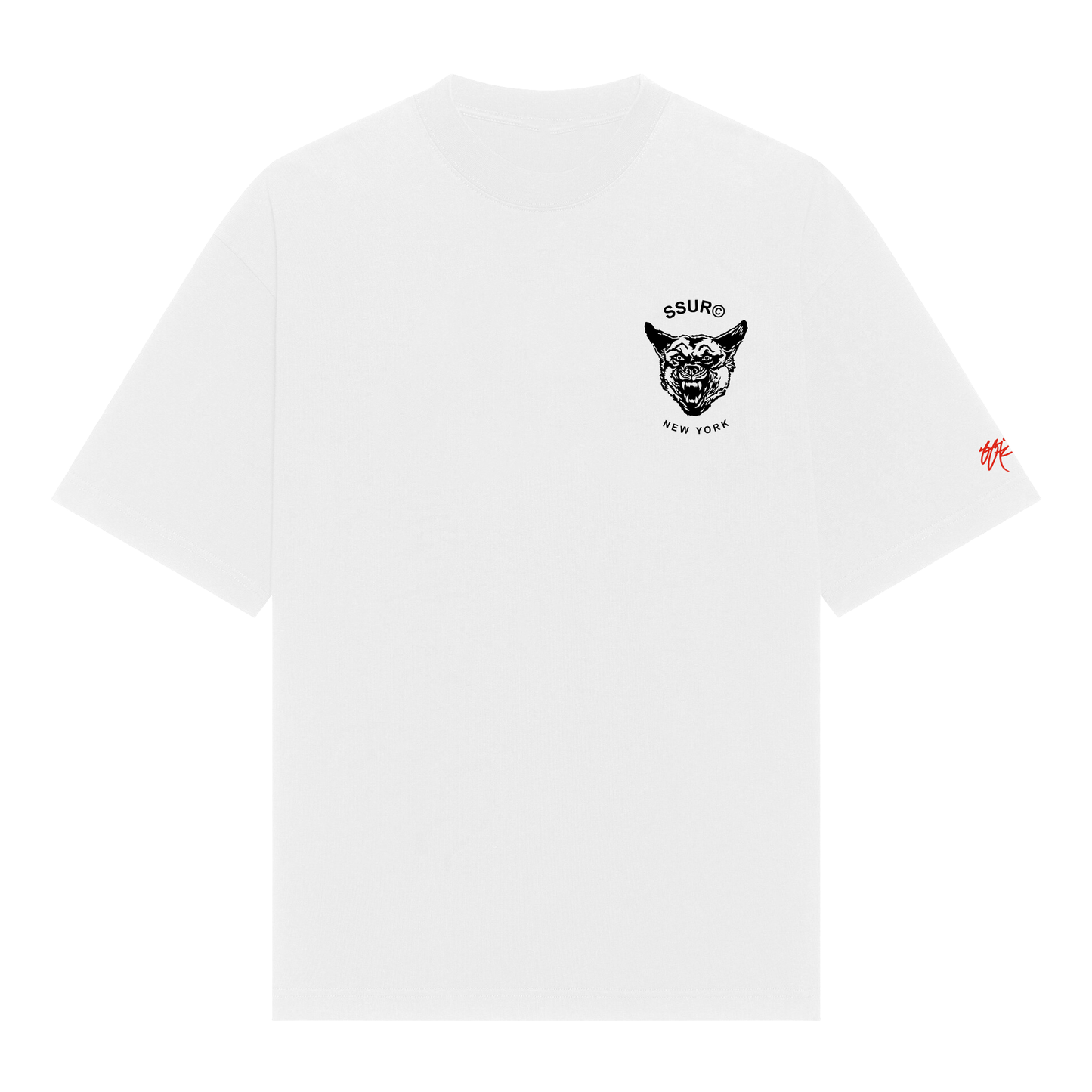 SSUR©️ Angry Again Cropped Max Heavyweight Tee