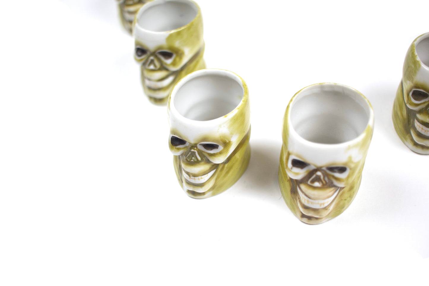 Vintage "Poison" Decanter with Six Cups