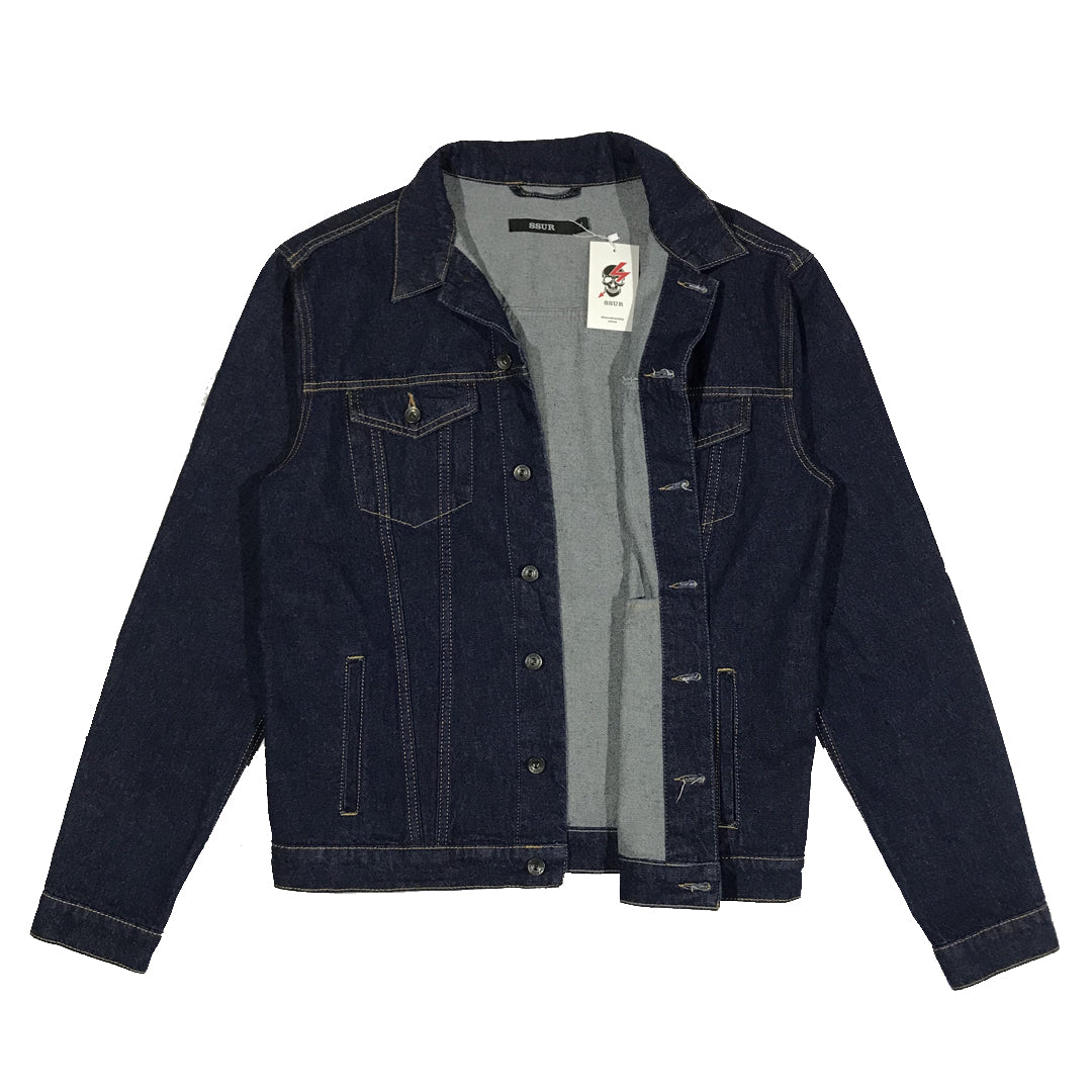 Indigo Denim Trucker Jacket – SSUR