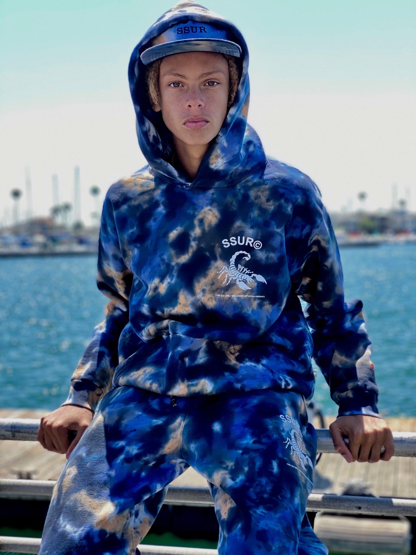 SCORPION EXPLOSION TIE DYE HOODY