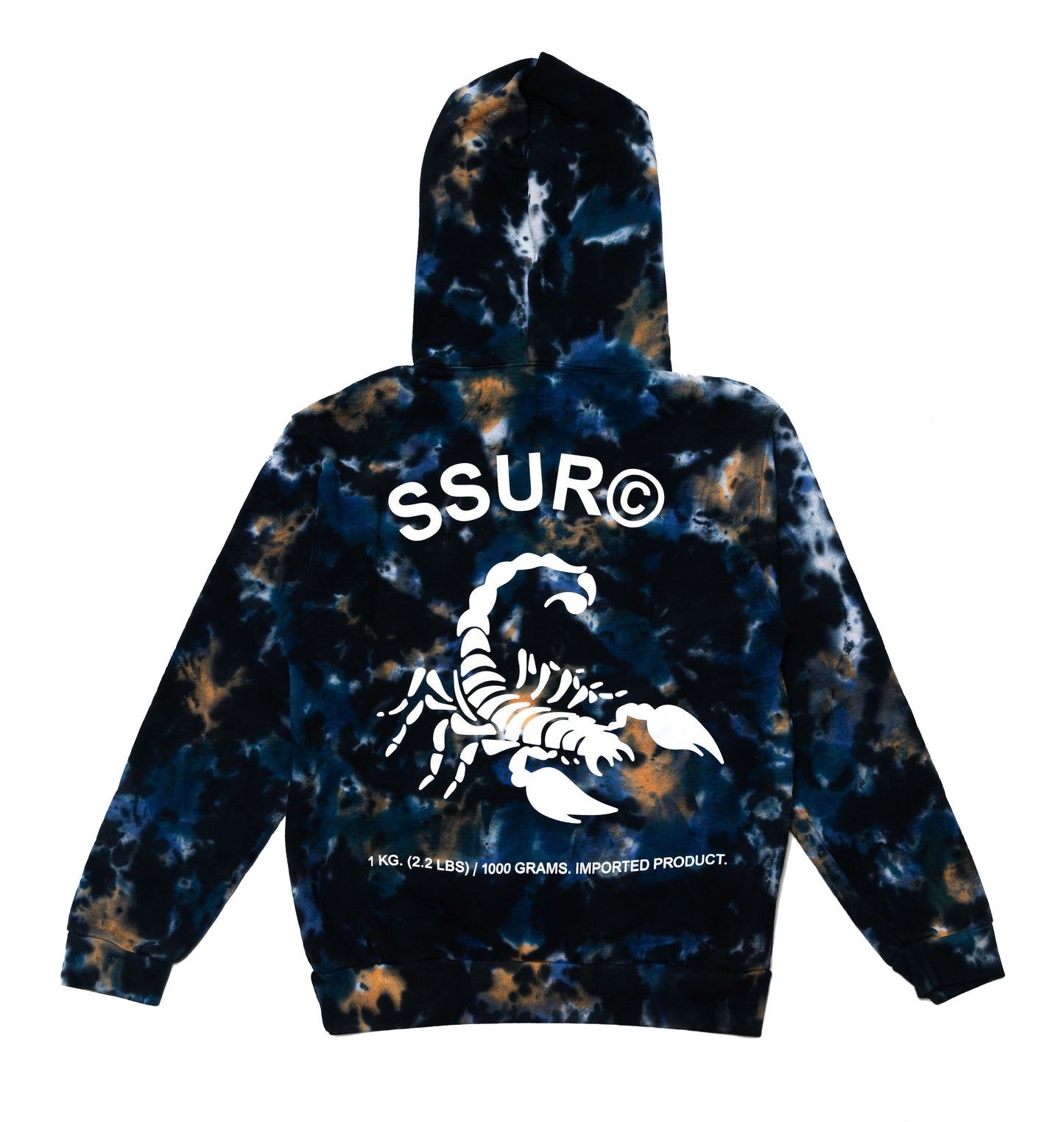 SCORPION EXPLOSION TIE DYE HOODY