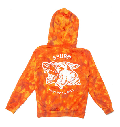 FURY FIRE TIE DYE HOODY